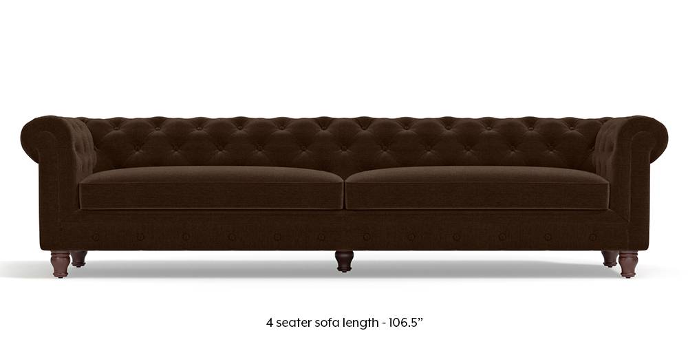 Winchester Fabric Sofa (Dark Earth)